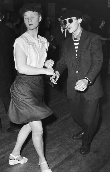 A young couple dancing at Club Be-Bop in High Cross, Tottenham, North london