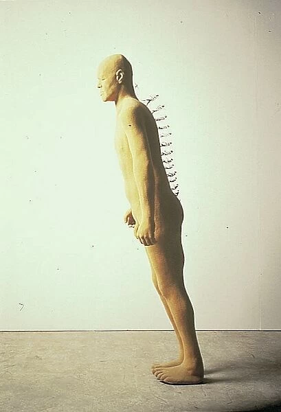 Zadok Ben Davids Walking Back sculpture part of 'The Shape of the Century'