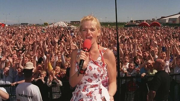 Zoe Ball Radio One roadshow Aberdeen July 1999