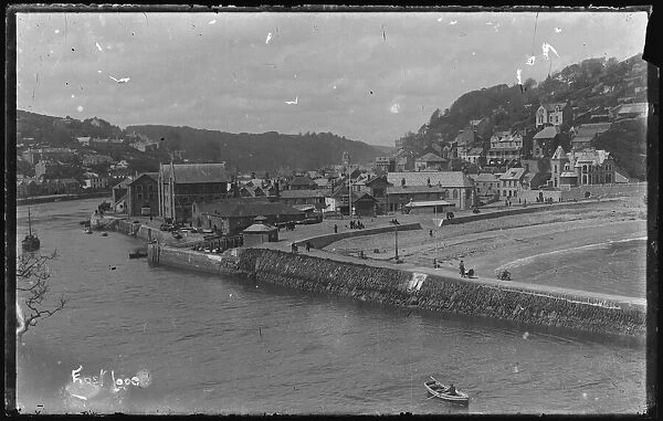 East looe Seafront & Albatros area from Hannafore Rd