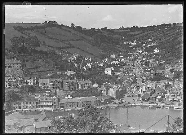West Looe Hill & West Looe Square area from The Wooldown