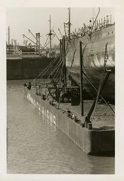Salvage of SS Great Britain in Falkland Islands, 1970