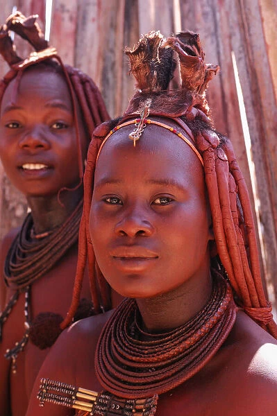 Himba People, Kaokoland, Kunene Region, Namibia