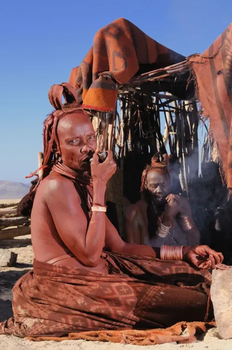 Framed Print : Himba Women Print, Namibia Framed Print : Himba Women Print, Namibia