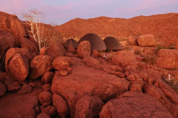 Framed Print : Resort Boulders Print at Sunset, Namibia Framed Print : Resort Boulders Print at Sunset, Namibia