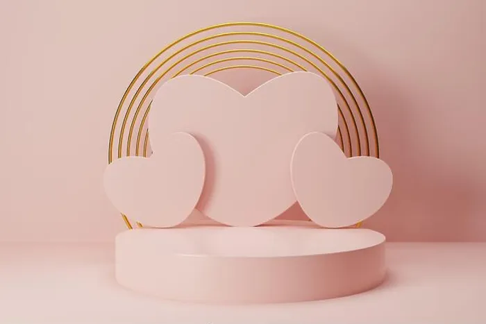 Framed Print : Pink Podium Print: Minimal Geometric Forms