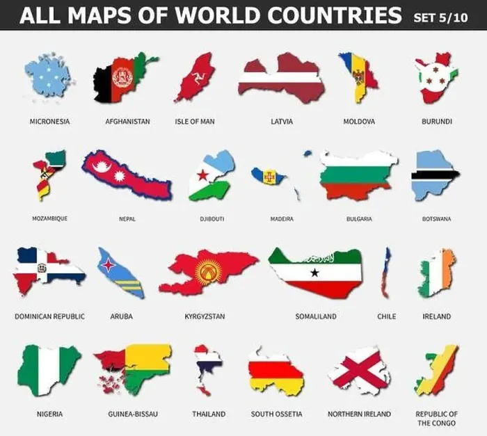 Framed Print : World Country Map Print Framed Print : World Country Map Print