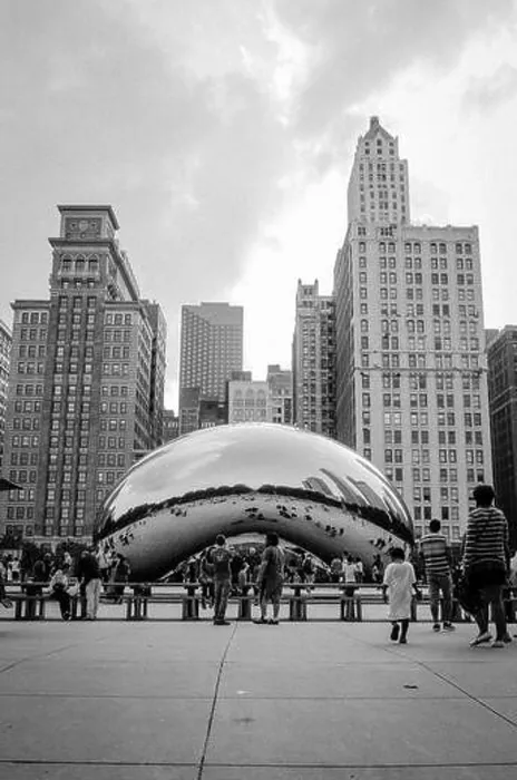 Framed Print : Chicago Millennium Park Cloud Gate Print Framed Print : Chicago Millennium Park Cloud Gate Print