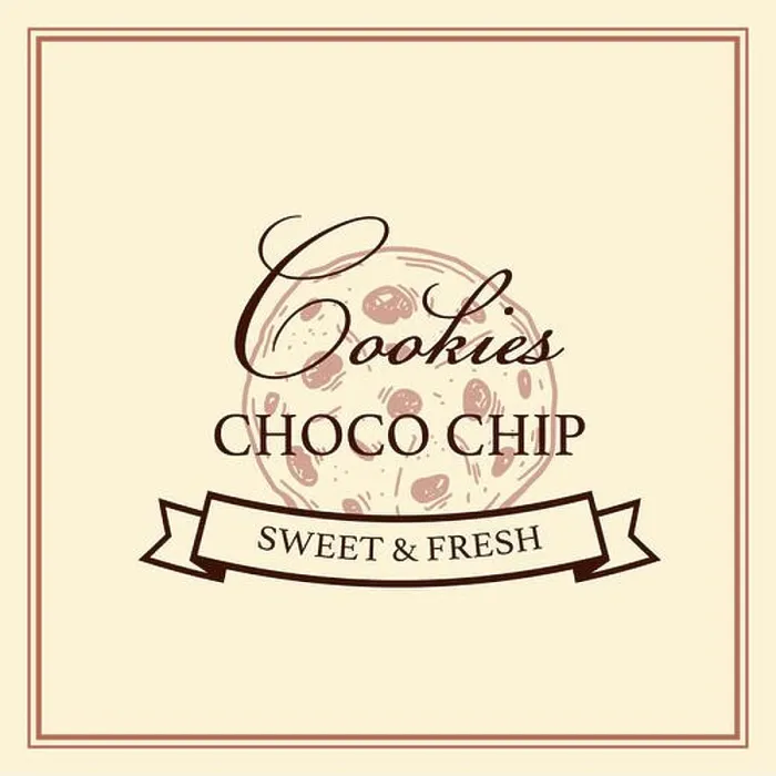 Framed Print : Choco Chip Cookie Print Template