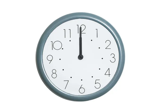 Framed Print : Midnight and Midday Clock Print Framed Print : Midnight and Midday Clock Print