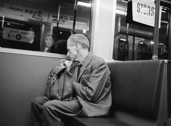 Framed Print : Commuting Print - Urban Commuter Scene Framed Print : Commuting Print - Urban Commuter Scene