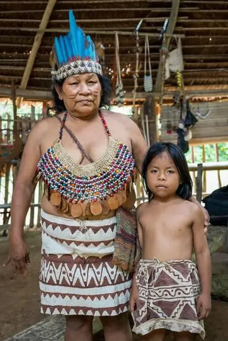 Framed Print : Indigenous Bora Tribe Print of the Peruvian Amazon Framed Print : Indigenous Bora Tribe Print of the Peruvian Amazon