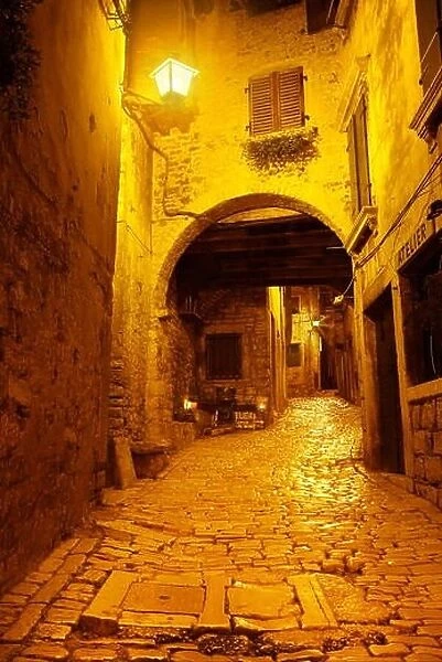 Old Town in Rovinj, Croatia, Europe