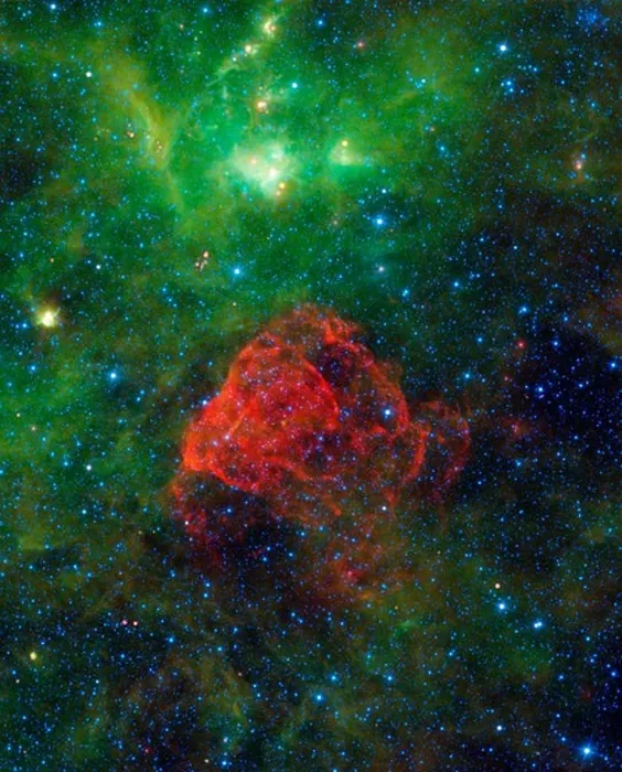 Framed Print : Puppis A Supernova Explosion Print Framed Print : Puppis A Supernova Explosion Print