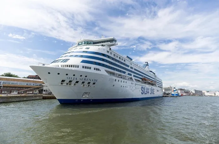 Framed Print : Silja Line Passenger Ship Print Framed Print : Silja Line Passenger Ship Print