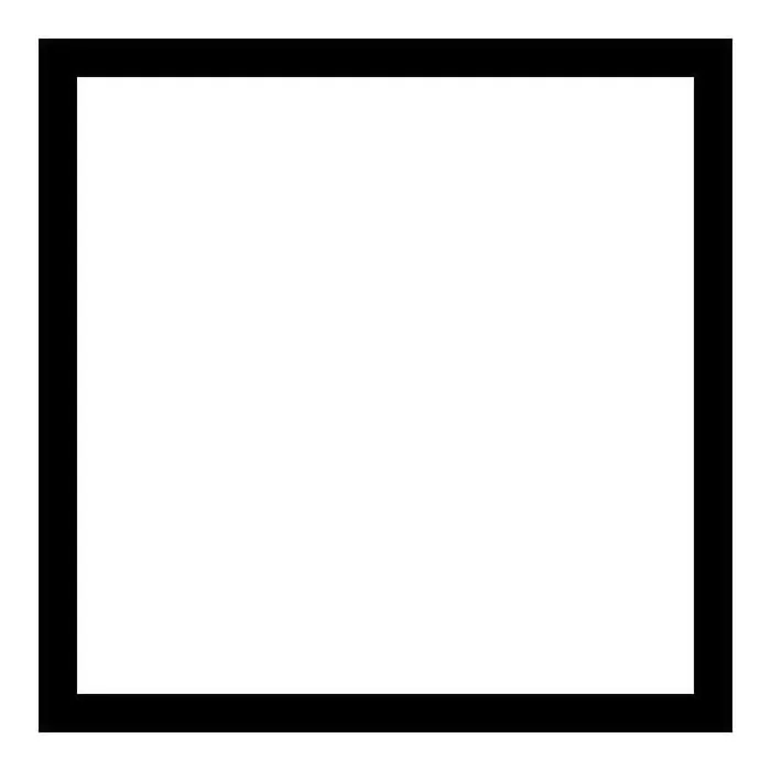 Framed Print : Square Frames with Round Corners Print Template