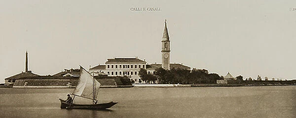 Animated view of Poveglia, Venice