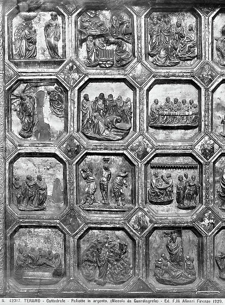 Antependium or silver frontal, 1433-1448, Nicola da Guardiagrele (1385-1462), cathedral of S. Maria Assunta and S. Berardo, Teramo