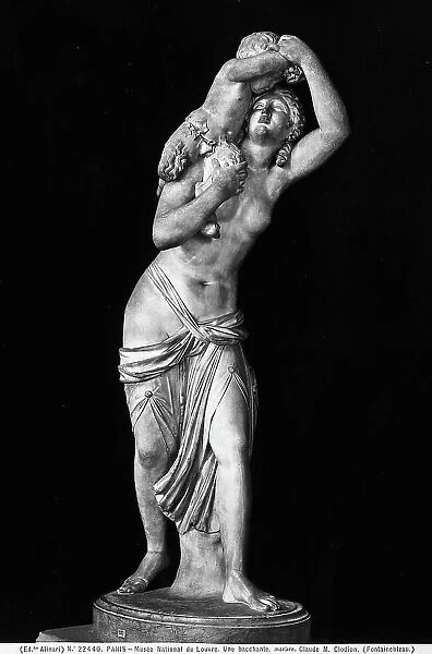 Bacchante with Pan work preserved in the Louvre Museum, Paris