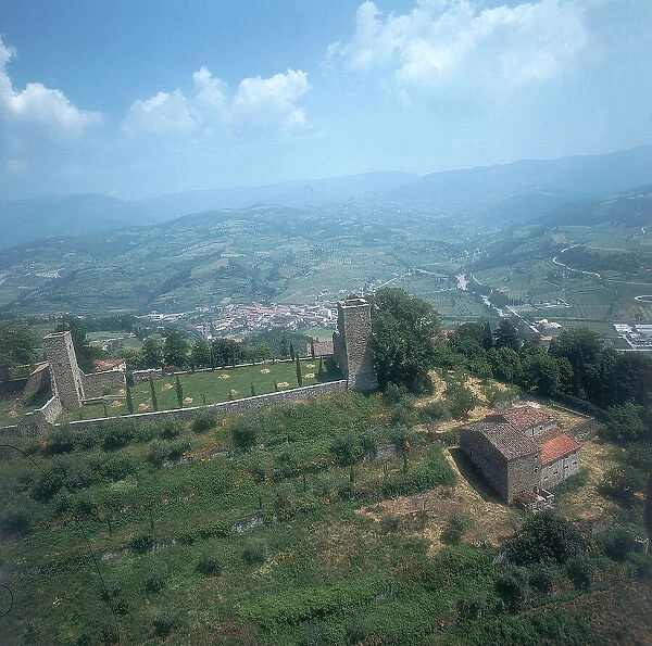 The Castello di Romena, in the Casentino valley