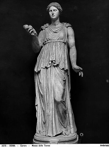 Ceres, preserved in the National Museum of Rome, Baths of Diocletian, Rome
