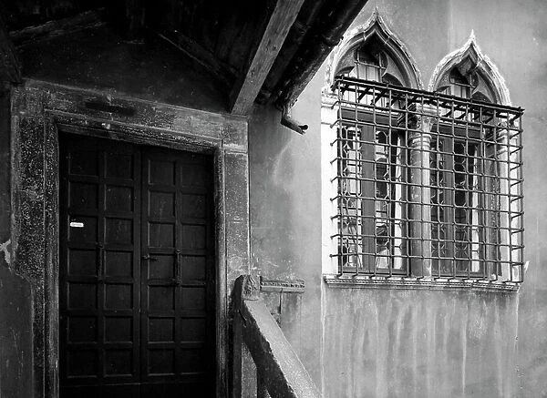 Door of Casa Goldoni, Venice