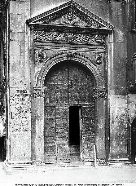 Entrance to Palazzo Notarile in Brescia
