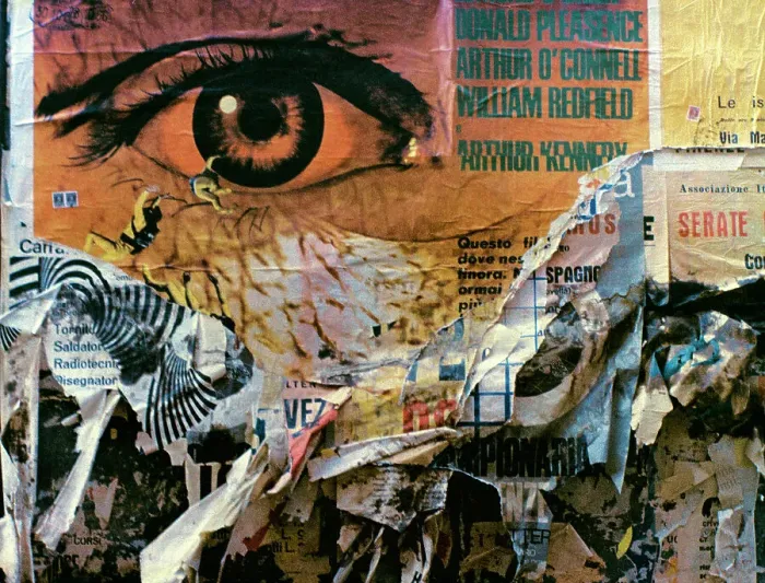 Framed Print : Torn posters, Florence Framed Print : Torn posters, Florence