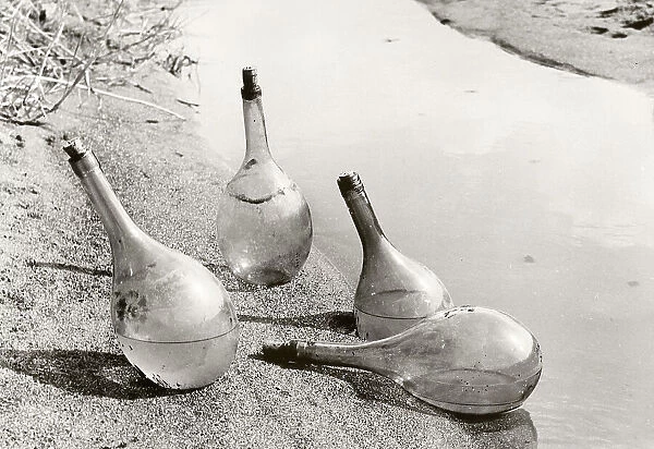 'Flasks' Italy. Date of Photograph:1957