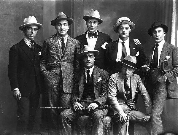 Group portrait of journalists from 'Popolo di Trieste'