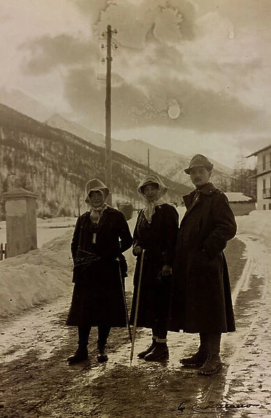 Group portrait in Pragelato, in the Province of Turin