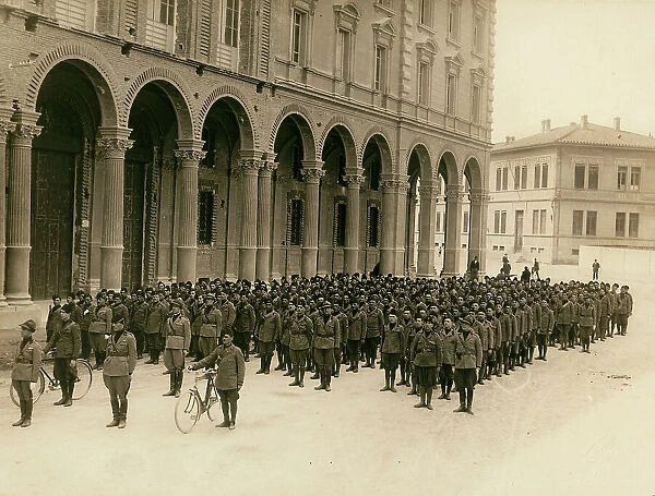 Group of soldiers deployed