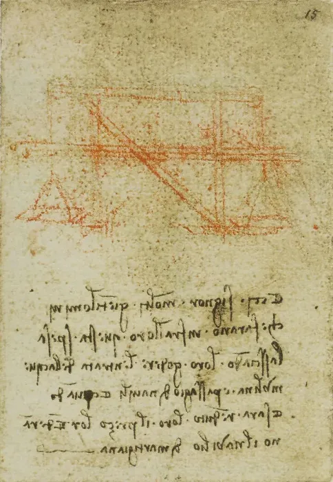 Framed Print : Hydraulic structure, study from the Codex Forster III, c.15r, by Leonardo da Vinci, housed in the Victoria and Albert Museum, London Framed Print : Hydraulic structure, study from the Codex Forster III, c.15r, by Leonardo da Vinci, housed in the Victoria and Albert Museum, London