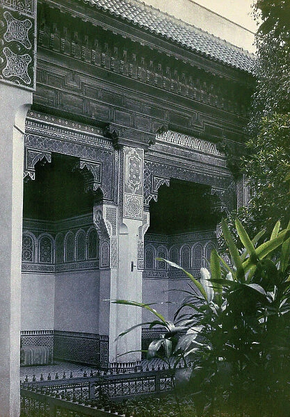 Interior of the Bahia Palace, Marrakech
