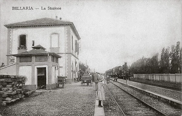 Interior of the Bellaria Station, province of Rimini