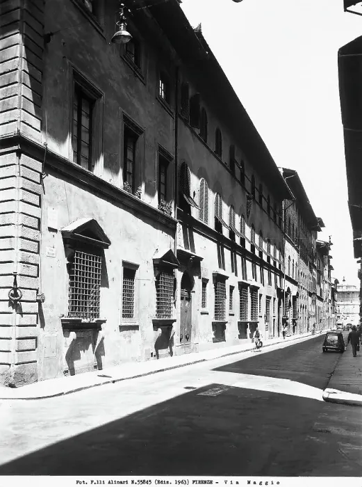 Framed Print : The Via Maggio, in Florence Framed Print : The Via Maggio, in Florence