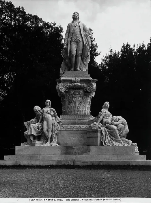 Framed Print : Monument to Goethe, work by Gustav Eberlein, in the park of Villa Borghese, Rome Framed Print : Monument to Goethe, work by Gustav Eberlein, in the park of Villa Borghese, Rome