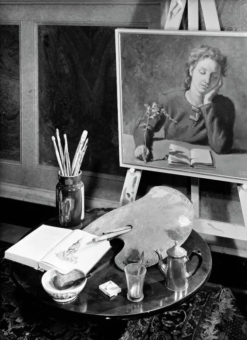 Framed Print : A painter's studio Framed Print : A painter's studio