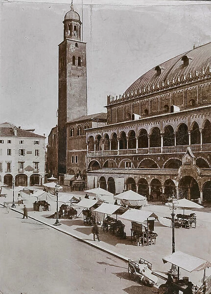 The Palazzo della Ragione in Piazza delle Erbe in Padua