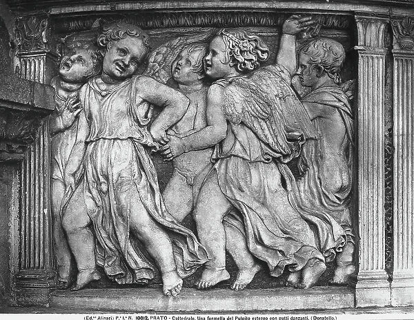 A panel on the pulpit of the Cathedral, Prato