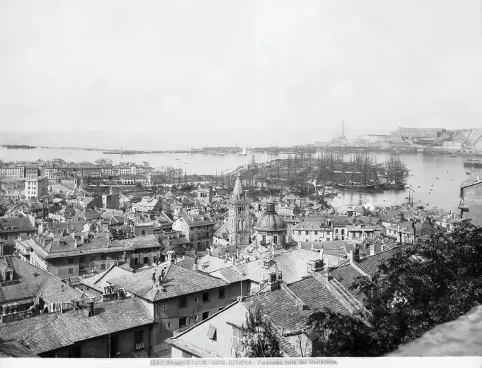 Framed Print : Panoramic view of Genoa Framed Print : Panoramic view of Genoa
