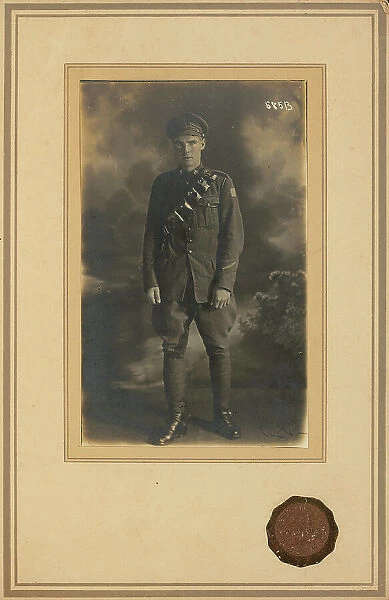 Portrait of George Monkman in service in France