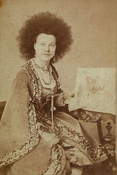 Portrait of Gypsy Zula, Circassian queen