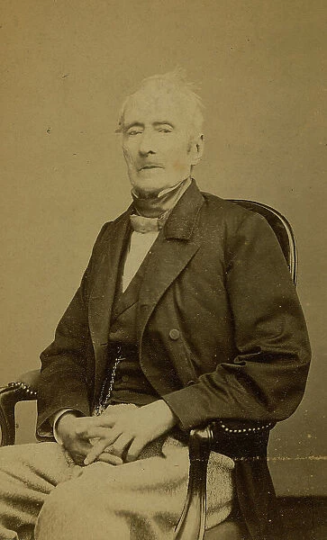 Portrait of the poet Alphonse de Lamartine (1790-1869)