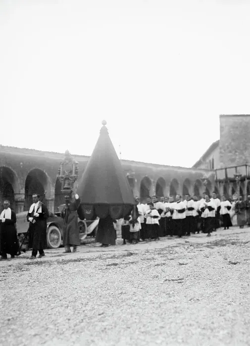 Framed Print : Procession in the streets of Assisi Framed Print : Procession in the streets of Assisi