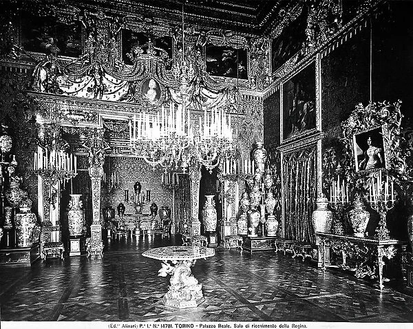 Queen's room, Royal Palace, Musei Reali, Turin