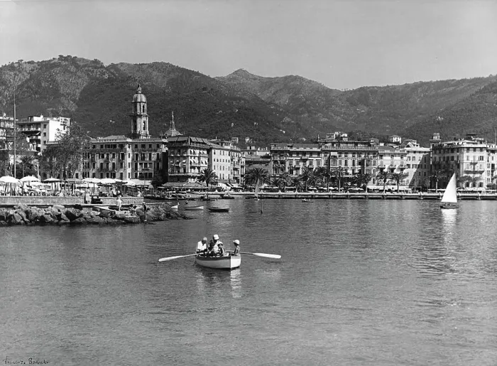 Framed Print : Rapallo Rapallo. Date of Photograph:1945-1955 Framed Print : Rapallo Rapallo. Date of Photograph:1945-1955
