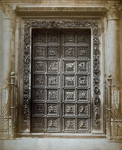 Southern door of the Baptistery of Florence, work by Andrea Pisano