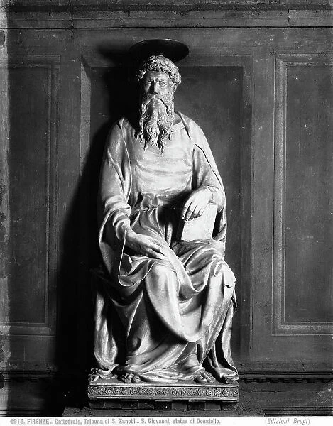 St. John the Evangelist, marble, Donato di Niccol di Betto Bardi detto Donatello (1386-1466), Museo dell'Opera del Duomo di Santa Maria del Fiore, Florence