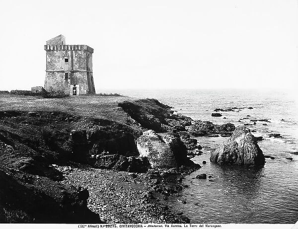 The Tower of Marangone near Civitavecchia